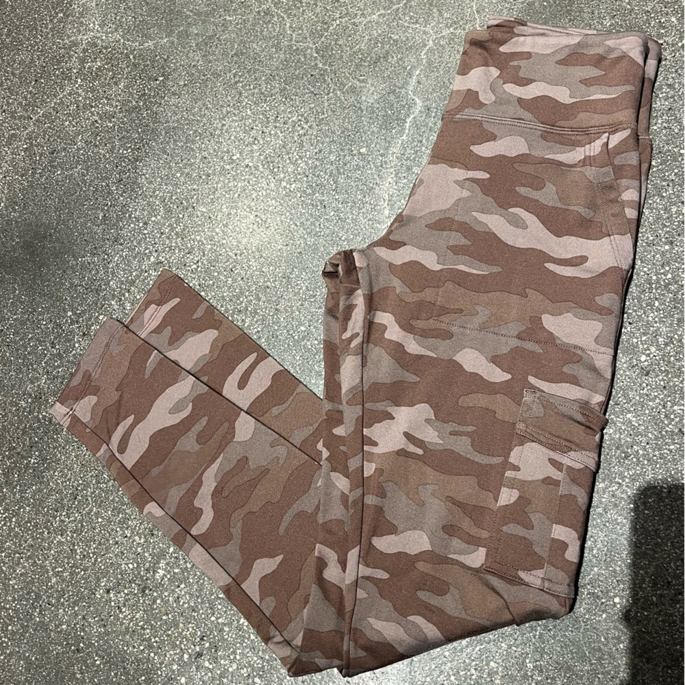 VS PINK ULTIMATE FLEECE LINED CARGO LEGGING S